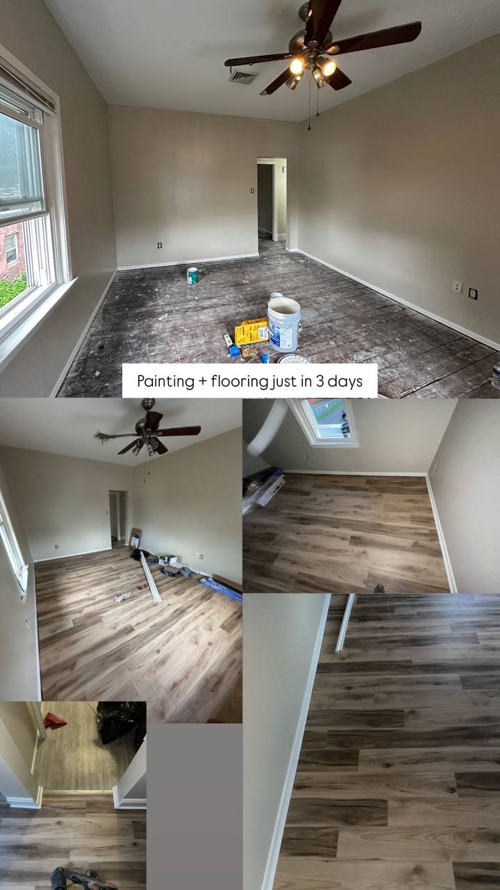 Painting and flooring project